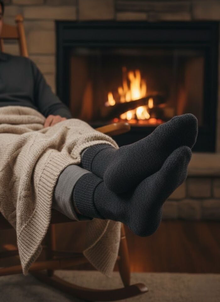 Füme (Antrasit) Havlu Çorap