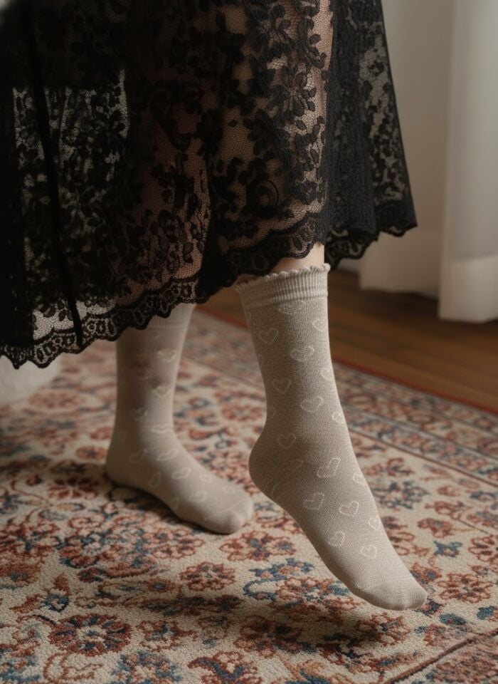 Kalpli Kadın Soket Çorap