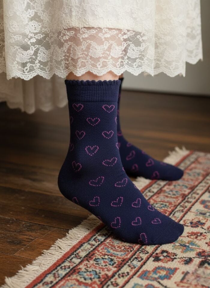 Kalpli Kadın Soket Çorap