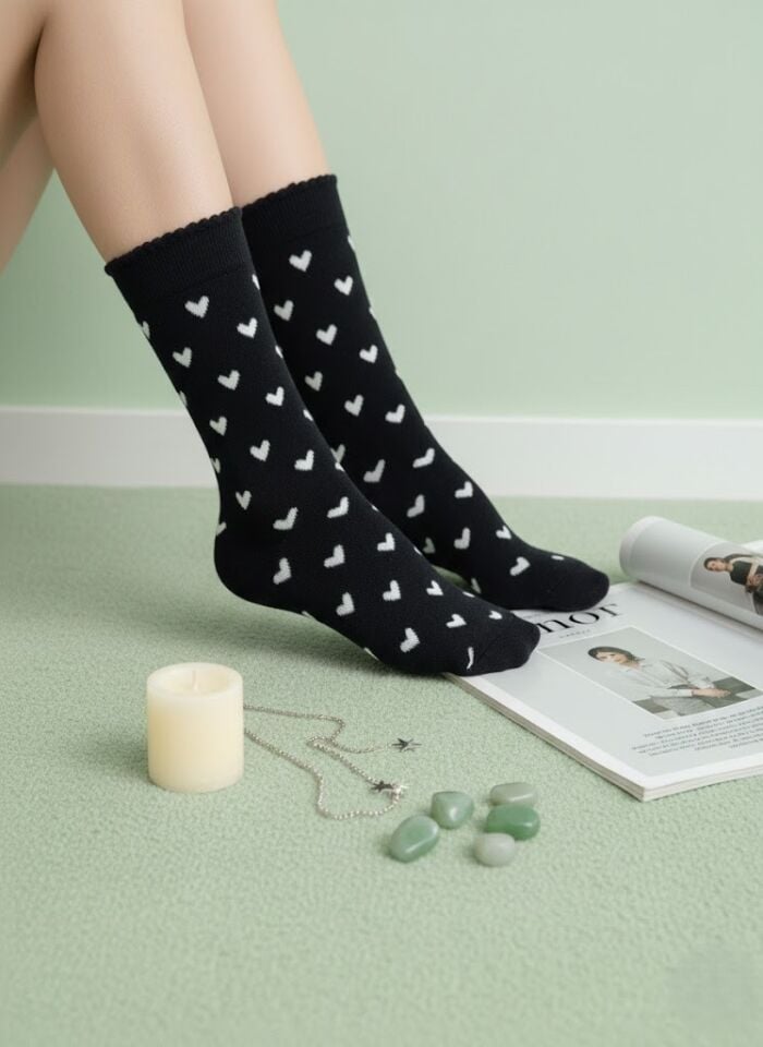 Kalpli Kadın Soket Çorap