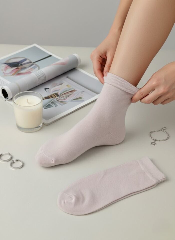 3'lü Kadın Soket Çorap