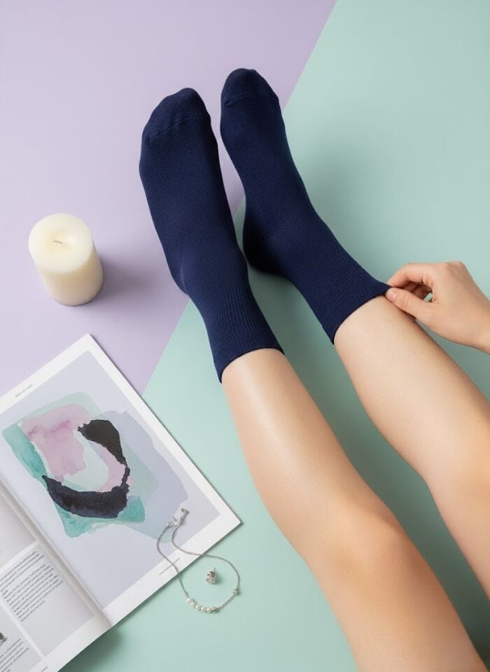 3'lü Kadın Soket Çorap