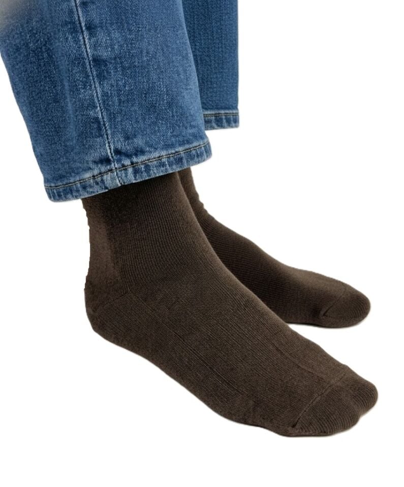 Kahverengi Pamuklu Erkek Çorap