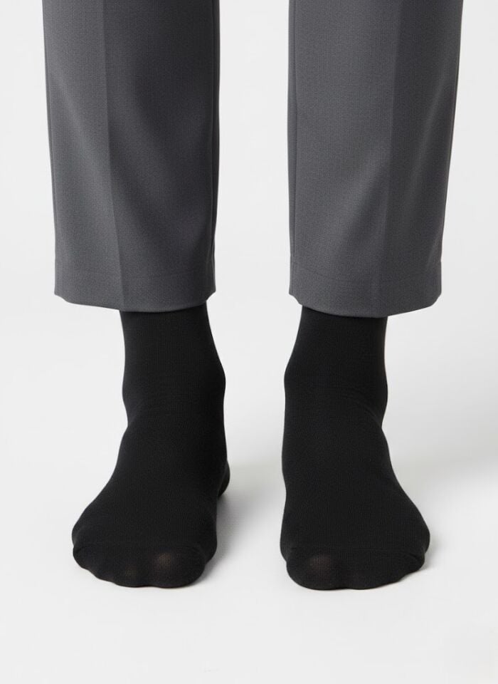 Siyah Pamuklu Erkek Çorap
