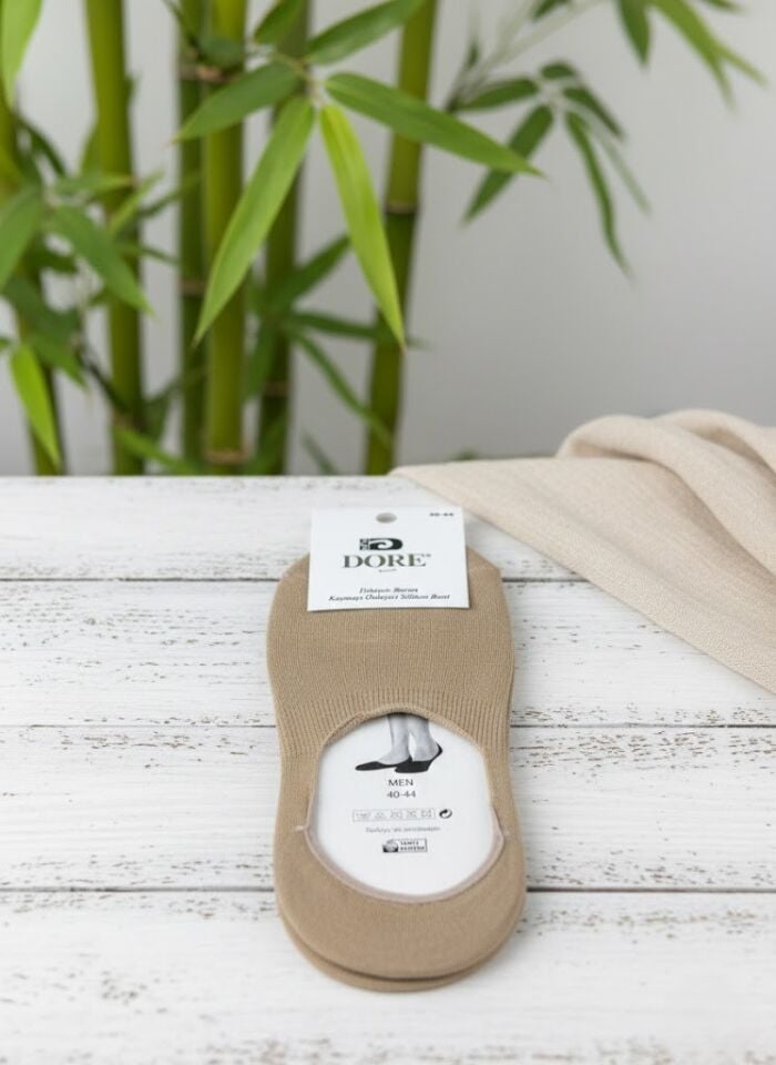 Dore Bej Erkek Slikonlu Babet