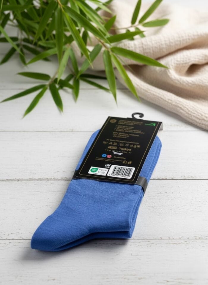 Dayco Mavi Orta Konç Yazlık Erkek Çorap