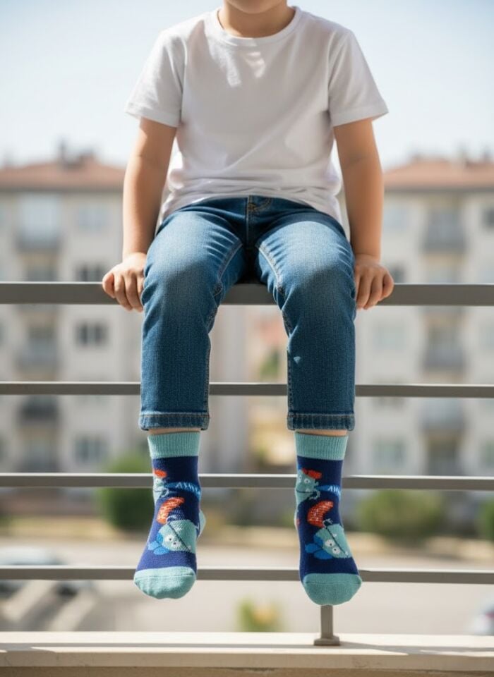 3'lü Erkek Çocuk Çorap