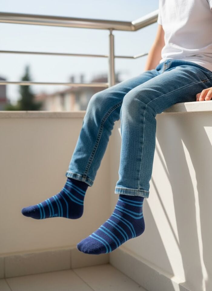 3'lü Erkek Çocuk Çorap