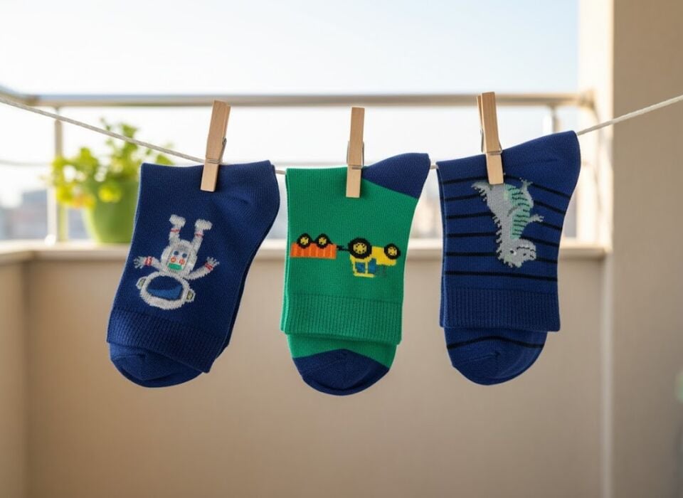 3'lü Erkek Çocuk Çorap