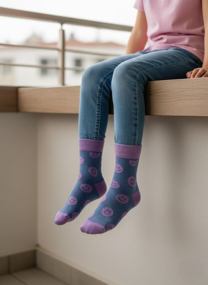 3'lü Kız Çocuk Çorap