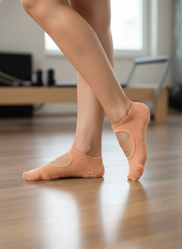 Yavruağzı Bilekli Pilates&Yoga Çorabı