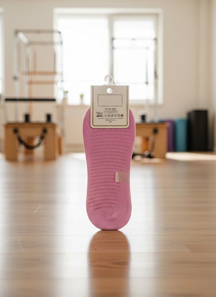 Pembe Bilekli Pilates&Yoga Çorabı