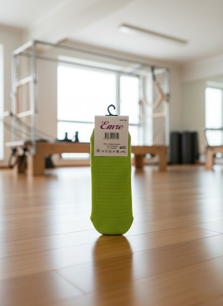 Yeşil Çapraz Pilates&Yoga Çorabı
