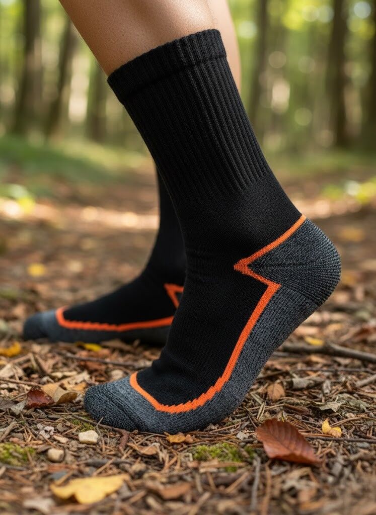 Baff  Turuncu Çizgili Trekking&Outdoor Çorap