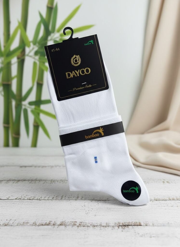 Dayco Beyaz Orta Konç Yazlık Erkek Çorap