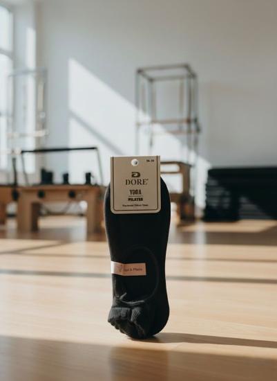 Siyah Bilekli Pilates&Yoga Çorabı