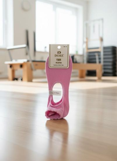 Pembe Bilekli Pilates&Yoga Çorabı