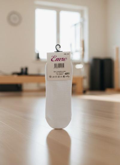Beyaz Çapraz Pilates&Yoga Çorabı