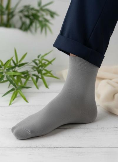 Baff Bambu Gri Yazlık Erkek Çorap