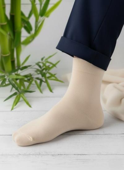 Baff Bambu Bej Yazlık Erkek Çorap
