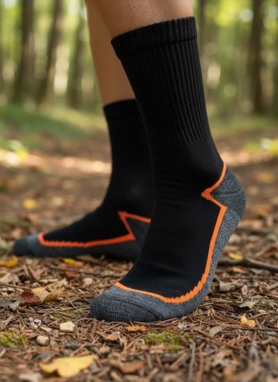 Baff  Turuncu Çizgili Trekking&Outdoor Çorap