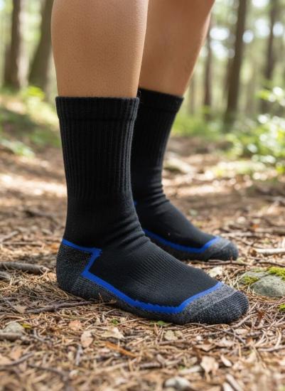 Baff  Mavi Çizgili Trekking&Outdoor Çorap