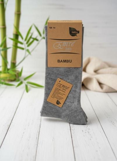 Emre Gri Bambu Erkek Çorap